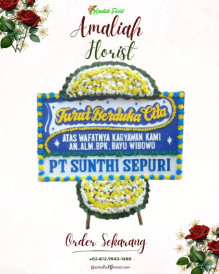 Papan Bunga Duka di Sangkapura